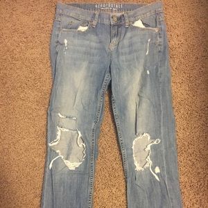 Aeropostale ripped jeans